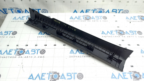 Front left door sill trim for Mazda 3 19-24, black, Mexico built, scratches