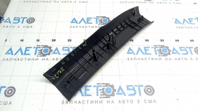 Right rear door sill trim for Mazda 3 19-24, black, Mexico built, scratches