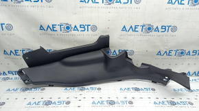 Right lower rear pillar trim for Mazda 3 19-24 4d, black, Mexico built, scratches, whitened plastic