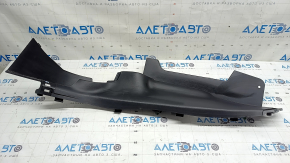 Left lower rear pillar trim for Mazda 3 19-24 4d, black, Mexico built, scratches