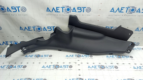 Left lower rear pillar trim for Mazda 3 19-24 4d, black, Mexico built, scratches
