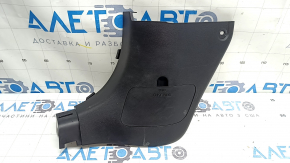 Lower left front pillar trim for Mazda 3 19-24, black, Mexico built, scratches