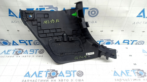 Lower left front pillar trim for Mazda 3 19-24, black, Mexico built, scratches