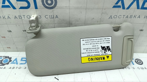 Right sun visor for Mazda 3 19-gray, without hook