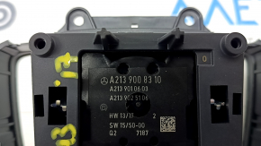 Mercedes W213 E 17-20 multimedia control joystick washer cracks in the glass, chrome is swollen