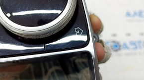 Mercedes W213 E 17-20 multimedia control joystick washer cracks in the glass, chrome is swollen