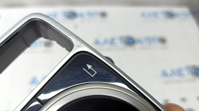 Mercedes W213 E 17-20 multimedia control joystick washer cracks in the glass, chrome is swollen