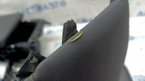 Right side center console trim for Mazda 3 19-24 4d Mexico built, leather, black, ready to clean