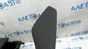 Right side center console trim for Mazda 3 19-24 4d Mexico built, leather, black, ready to clean