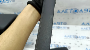 Right side center console trim for Mazda 3 19-24 4d Mexico built, leather, black, ready to clean