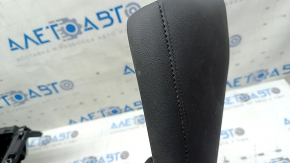 Right side center console trim for Mazda 3 19-24 4d Mexico built, leather, black, ready to clean