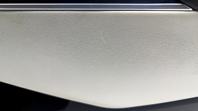 Kia EV6 22-24 black and gray GT-Line front right door panel trim with glossy black trim and chrome molding, with lighting, Meridian trim, wiring, and lighting unit, scratches