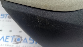 Kia EV6 22-24 black and gray GT-Line rear door panel trim, with glossy black trim and chrome molding, with lighting, Meridian trim, wiring, and lighting unit, scratches