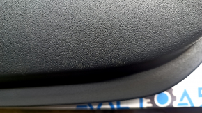 Kia EV6 22-24 black and gray GT-Line rear door panel trim, with glossy black trim and chrome molding, with lighting, Meridian trim, wiring, and lighting unit, scratches