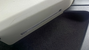 Kia EV6 22-24 black and gray GT-Line rear door panel trim, with glossy black trim and chrome molding, with lighting, Meridian trim, wiring, and lighting unit, scratches