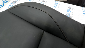 Mazda 3 19-22 4D rear seat cushion, black leather, ready to clean