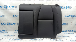 The back of the rear row of seats, left, Mazda 3 19-21 4d, black leather, without a headrest,