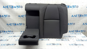 The back of the rear row of seats, left, Mazda 3 19-21 4d, black leather, without a headrest,