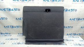 The back of the rear row of seats, left, Mazda 3 19-21 4d, black leather, without a headrest,