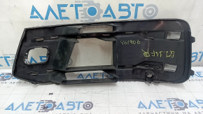 Right front bumper grille for Audi Q7 16-19, chrome, for parking sensors, without radar, without plug, sand