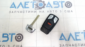 Smart key for Audi Q7 16-22, 4 buttons, scratches, nicks, scuffs