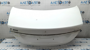 Mercedes W213 E 17-20 aluminum trunk lid, white 149, butt