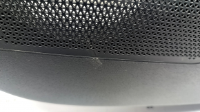 Kia EV6 22-24 black and gray GT-Line rear right door panel trim with glossy black trim and chrome molding, with lighting, Meridian trim, wiring, and lighting unit, scratches