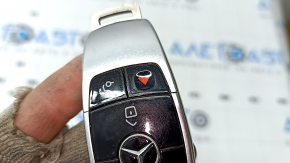 Smart Mercedes W213 E 17-23 key, 4 buttons, keyless, worn, scratches
