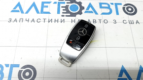 Smart Mercedes W213 E 17-23 key, 4 buttons, keyless, worn, scratches