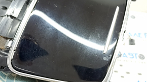 Mercedes W213 E 17-20 center console pocket, glossy black, with backlight, scratches