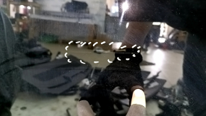 Audi Q7 16-25 panoramic view, black curtain, scratches on the curtain