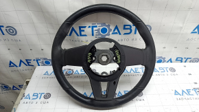 Naked steering wheel Mazda 3 19-24 black leather, Mexico built, with overlays, scratches