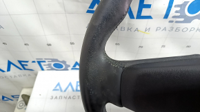 Naked steering wheel Mazda 3 19-24 black leather, Mexico built, with overlays, scratches