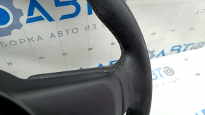 Naked steering wheel Mazda 3 19-24 black leather, Mexico built, with overlays, scratches