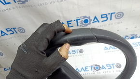 Naked steering wheel Mazda 3 19-24 black leather, Mexico built, with overlays, scratches