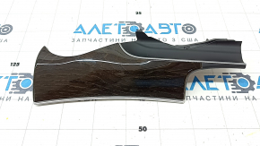Left front panel trim for Mercedes W213 E 17-20 without projection, dark wood