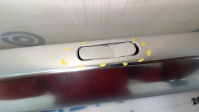 Right longitudinal roof rail for Audi Q7 16-25 silver, scratches, dent on the cap