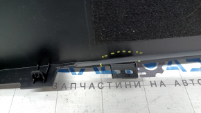 Right side center console tunnel trim for Mazda 3 19-24 4d Mexico built, black, scratches, broken fasteners