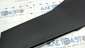 Right side center console tunnel trim for Mazda 3 19-24 4d Mexico built, black, scratches, broken fasteners
