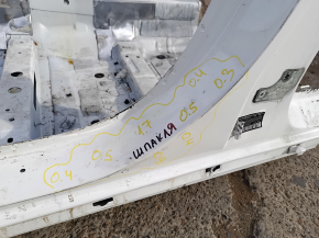 The central left body pillar of Mercedes W213 E 300/350 17-23 on the body, made