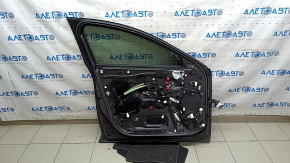 Front left door assembly for Mazda 3 19-24 4d, graphite 46G, bumpers, tinted