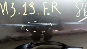 Rear right door assembly for Mazda 3 19-24 4d, graphite 46G, tinted, scratches