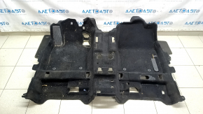 Mazda 3 19 front floor covering - black, with footrest, dry-cleanable