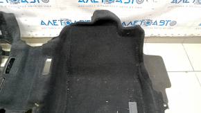 Mazda 3 19 front floor covering - black, with footrest, dry-cleanable