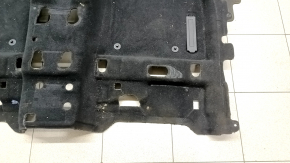 Mazda 3 19 front floor covering - black, with footrest, dry-cleanable