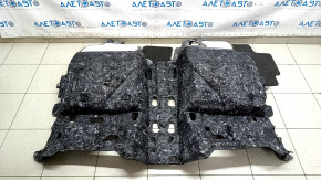 Mazda 3 19 front floor covering - black, with footrest, dry-cleanable