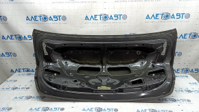 Mazda 3 19-24 4d Mexico built trunk lid, graphite 46G, dents, scratches, scuffs