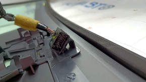 Mazda 3 19-23 windshield for camera and rain sensor, Mexico built, air along the edge, broken mount
