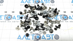 Incomplete set of hardware for the bumper and hood of a Mercedes W213 E 17-23