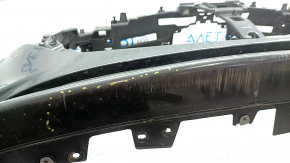 Front bumper, bare, Mazda 3 19-24 4d, black, scratches